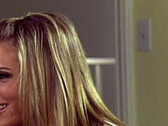 monica sweetheart mounts colleague's throbbing cock on boardroom table