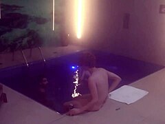 friends transform motel pool into secret threesome hideout