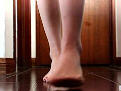 the busty stepmom discovers her first lesbian licks and face sitting under the christmas tree