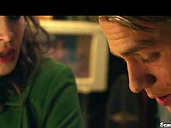 Lizzy Caplan bares small tits in frankie boom 2013 celebrity topless scene