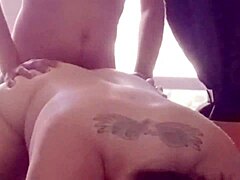 i love switching from covered to bareback in my chubby wife's tight pussy