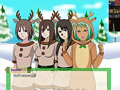 bizarre naruto parody gangbang with milf creampies big tits and face sitting licks