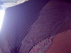 i'm losing it over elza's nylon tights ass worship and panty sniff fetish in lingerie... ughh