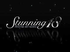 Shaved Cunt Teen Kathy Fingers Wild Through Lingerie and Stockings!