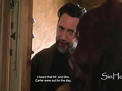 Avery Jane's Curvy Ebony Pussy Takes Double Penetration In Taboo Cinema Fuck While Staying Quiet For The Job