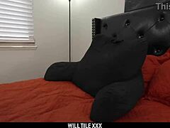 Kyla Keys caught masturbating gets big cock deepthroat fucked rough