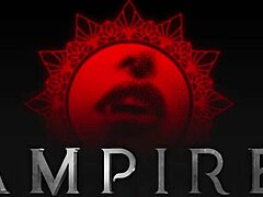 Vampire blonde seduces nerdy submissive girl gothic manor lezdom