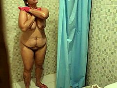 Best Friend's Sexy Mommy Caught In Shower Gives Me Blowjob Part 1