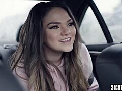 sexy teen athena faris pounded hard by stranger's huge penis