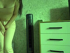 Desperate amateur wets panties peeing jeans homemade