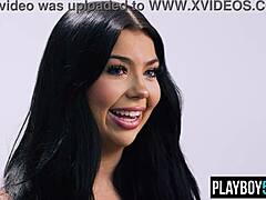 aussie teen holly day fingers pussy to orgasm after casting interview