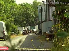 Jeny Smith flashes naked publicly