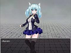 alfimia dominates with handjob and footjob in tower part 3