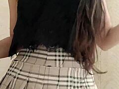 Hey college latina teen, did you get caught masturbating wet pussy in shower?