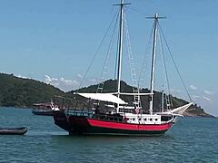 wanna join this big tits mommy for a steamy outdoor threesome with anal and fingering action?