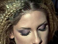 Skinny curly blonde rachel evans endures rough bdsm bondage fuck