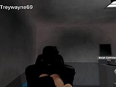 big cock slides into tight white ass in jail cell