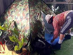 Hey stranger, fuck this nudist lady's pussy deep in the wild camp?