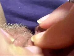 big throbbing clit pulses in explosive closeup orgasm