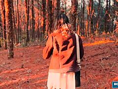 scarlett taylor and stephan rogers give in to outdoor cowgirl quickie lust