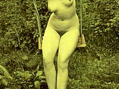 check out these hairy retro sluts in a wild vintage orgy party