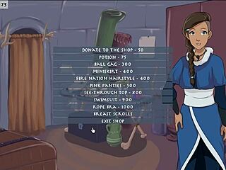 Let's Play Four Elements Trainer Part 2 with MILF Blowjob and Cum