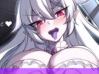 Booette gives anime hentai jerk off instructions with cum eat commands