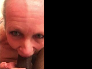 Hot MILF Blowjob Compilation: Blonde Gets Facial from Big Black Cock, Cumshot Delight