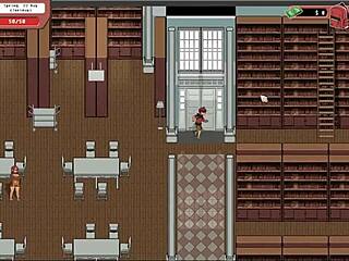 flashing monster cock to nerdy girl in library