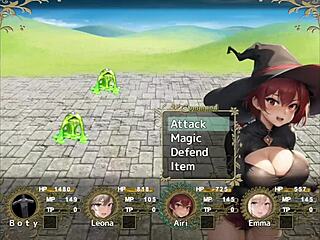 Daring Big-Breasted Hentai Girls Form Virgin Group