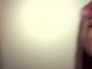 Ebony Girl Next Door Gives Sloppy Blowjob