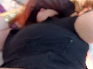 Hot witch filled with cum by street stranger on Halloween