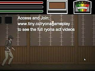 man bangs pretty lady in ryona hentai game