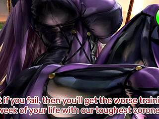 Scathach's femdom edging hentai joi with cumshot facial