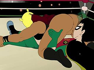 18titans part 13 - jinx in anime hentai action