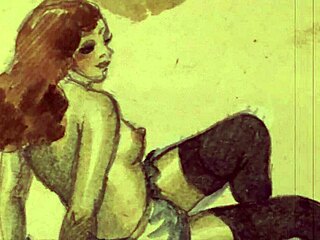 vintage erotic drawings make me feel nostalgic