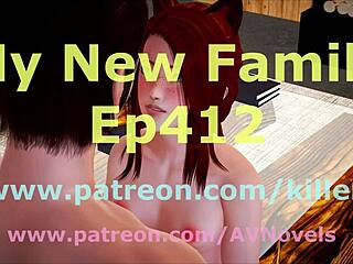 my new family's wild hentai ass tease
