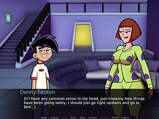 Danny Phantom explores Amity Park in part 24 with Maddie engaging in intense riding and cowgirl action