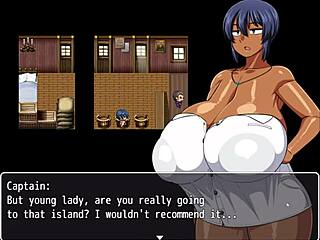 Cheeky Natsuki’s Huge Tits Flash in Hentai Game Ep 1