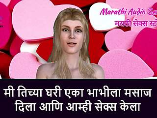 Marathi Audio Massage Story: Helping Bhabhi at Home