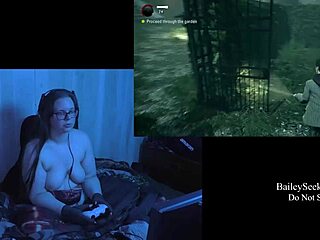 Naked Alan Wake Play Through Part 7 With Brunette
