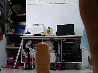 Indulging with 12-Inch Dildo Fantasy