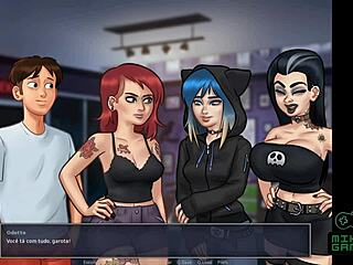 Provocative Summertime Saga Ep 59 - Perfect Rocker Gamer Girl