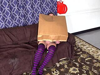 Oblivious Stepmom Takes Creampie In Costume Fuck