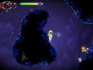 Feeling the monster cock in this futanari boss fight