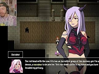 Hentai RPG game regret with big tits