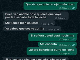 Conversacion De Whatsapp Con La Jefa De Mi Amigo Oscar Me La Vuelvo A Cojer