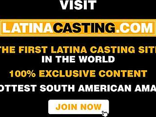 Specific Latina Casting Sassy Brazilian Babe Skips Panties