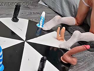 Petite European Stepsister Achieves Intense Orgasm with Anal Toys and Big Black Cock Double Penetration