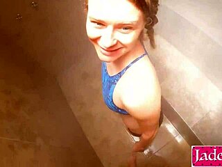 Big Dick Stranger Fucks Slut in Sauna POV